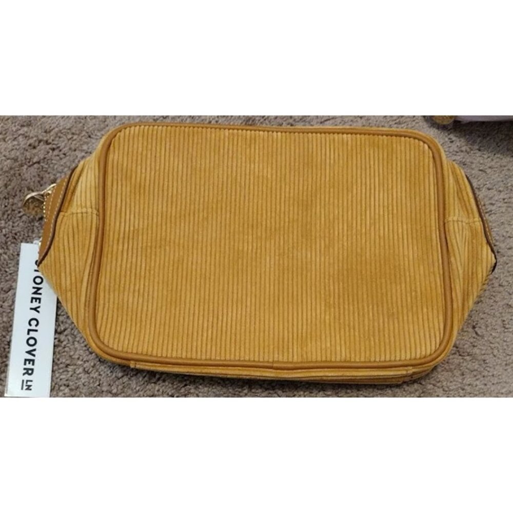 Stoney Clover Lane Cozy Cottage honeycomb corduroy large pouch - SEE DESCRIPTION